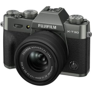 FUJIFILM X-T30 III Mirrorless Camera with 13-33mm f/3.5-6.3 Lens (Charcoal Silver)